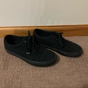 All black vans